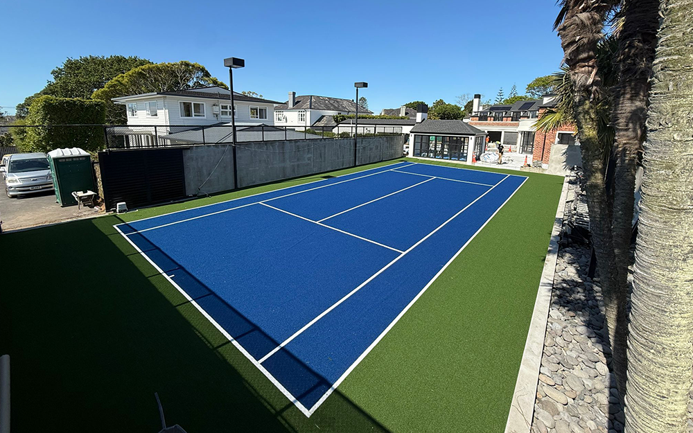 Remuera Private Tennis Court Turf Renovation