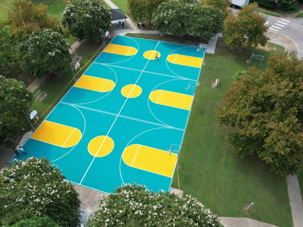 Urban Turf Basketball Court